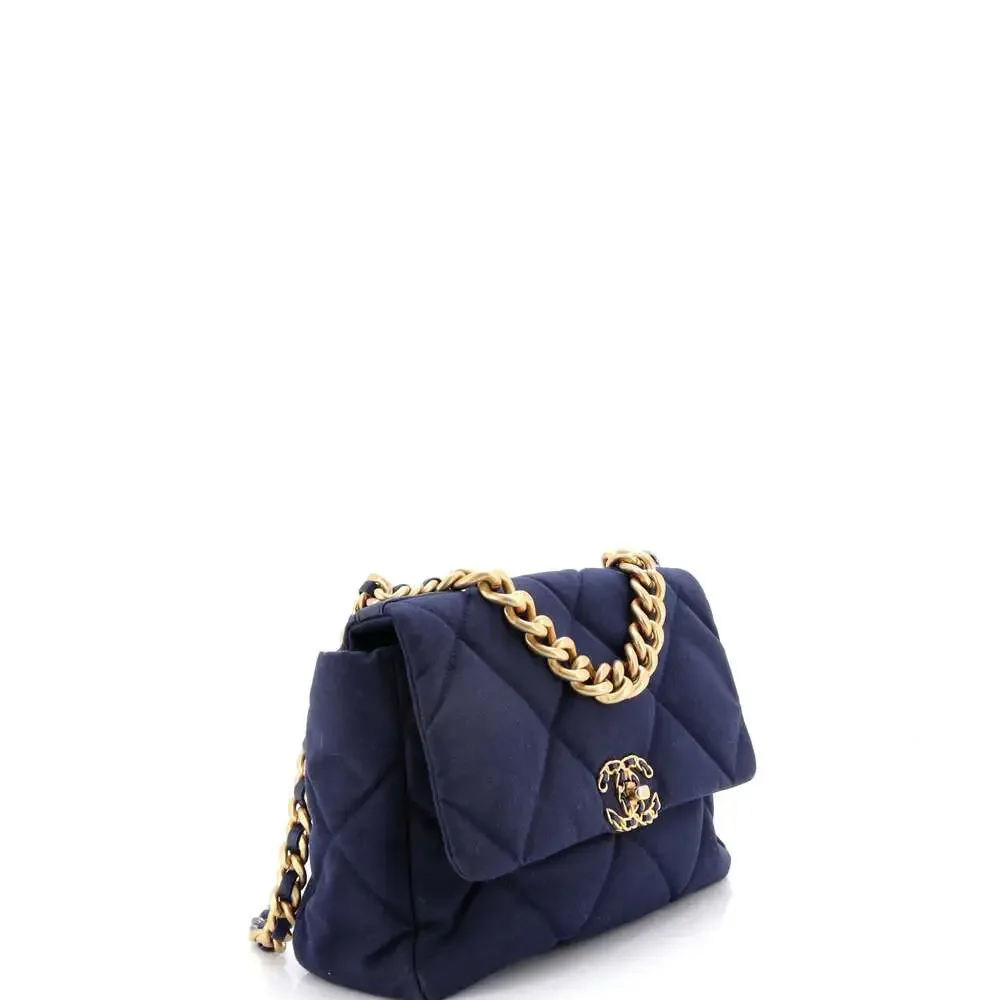 Chanel 19 Flap Bag Quilted Canvas Large #263626C48B